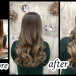 大阪豊中カラトリで白髪染めをしながら明るさのある透明感外国人風カラーは積み重ねが大切【ともこさん】の髪