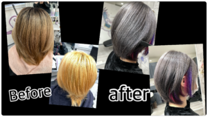 【シルバーカラー】ブリーチ履歴3回で赤みのない土台が大切！大阪豊中【ふわりさん】の髪