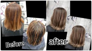 【脱白髪染め】ハイライトの積み重ねで作るハイトーンお洒落外国人風カラー|大阪豊中カラトリ【あやこさん】の髪